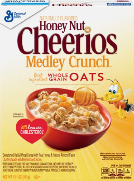 Honey Nut Cheerios package