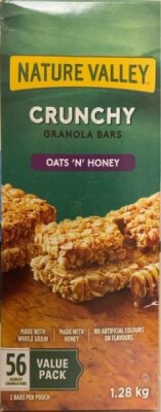 Nature Valley Crunchy Granola Bars package