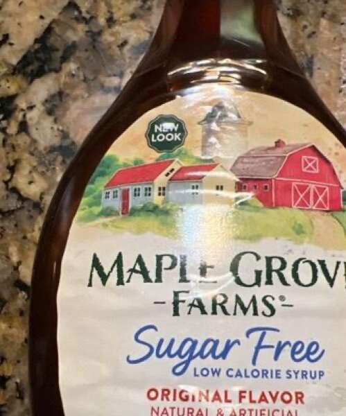Maple Grove Farms Sugar Free Syrup package